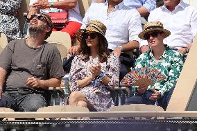 Roland Garros 2023 - Celebrities In The Stands - Day 11 NB