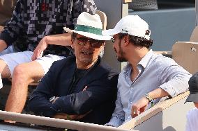 Roland Garros 2023 - Celebrities In The Stands - Day 11 NB