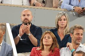 Roland Garros 2023 - Celebrities In The Stands - Day 11 NB