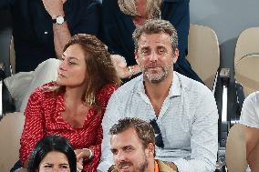 Roland Garros 2023 - Celebrities In The Stands - Day 11 NB