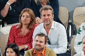 Roland Garros 2023 - Celebrities In The Stands - Day 11 NB