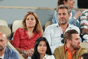 Roland Garros 2023 - Celebrities In The Stands - Day 11 NB