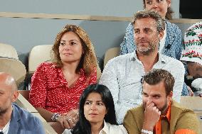 Roland Garros 2023 - Celebrities In The Stands - Day 11 NB