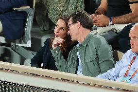 Roland Garros 2023 - Celebrities In The Stands - Day 11 NB