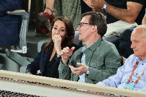 Roland Garros 2023 - Celebrities In The Stands - Day 11 NB