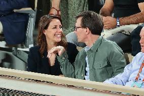 Roland Garros 2023 - Celebrities In The Stands - Day 11 NB