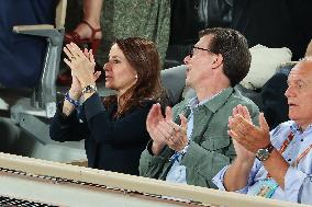 Roland Garros 2023 - Celebrities In The Stands - Day 11 NB