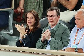 Roland Garros 2023 - Celebrities In The Stands - Day 11 NB