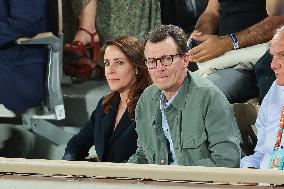 Roland Garros 2023 - Celebrities In The Stands - Day 11 NB