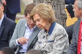 Queen Sofia Visits The Zoo - Madrid