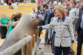 Queen Sofia Visits The Zoo - Madrid