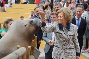 Queen Sofia Visits The Zoo - Madrid