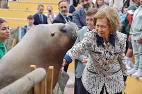 Queen Sofia Visits The Zoo - Madrid