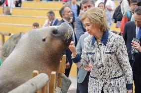 Queen Sofia Visits The Zoo - Madrid