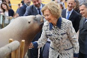 Queen Sofia Visits The Zoo - Madrid