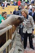 Queen Sofia Visits The Zoo - Madrid