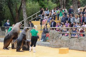 Queen Sofia Visits The Zoo - Madrid