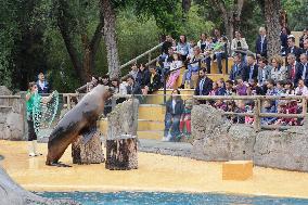 Queen Sofia Visits The Zoo - Madrid