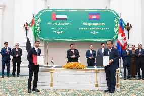 CAMBODIA-PHNOM PENH-UAE-ECONOMIC PARTNERSHIP AGREEMENT
