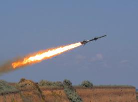 Military Exercise Anti-aircraft Missile In Shabla