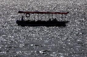 Tourist Enjoy Boat Ride - India