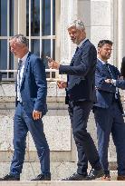 PM Borne In Annecy After The Knife Attack