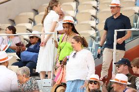 Roland Garros 2023 - Celebrities In The Stands - Day 12 NB