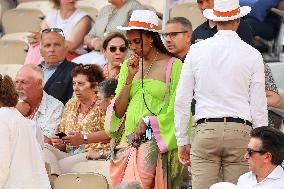 Roland Garros 2023 - Celebrities In The Stands - Day 12 NB