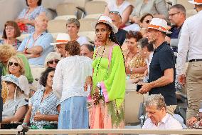 Roland Garros 2023 - Celebrities In The Stands - Day 12 NB