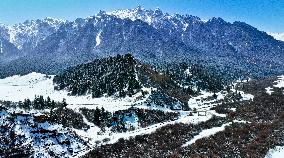 Qilian Mountain After Snow