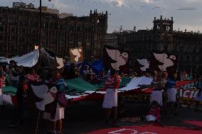 Demonstration To  Demand  End To Attacks Against EZLN Communities