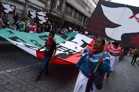 Demonstration To  Demand  End To Attacks Against EZLN Communities