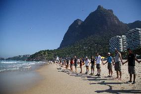 BRAZIL-RIO DE JANEIRO-WORLD OCEANS DAY-BEACH-CLEAN