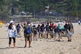 BRAZIL-RIO DE JANEIRO-WORLD OCEANS DAY-BEACH-CLEAN