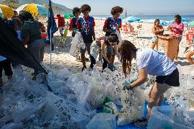 BRAZIL-RIO DE JANEIRO-WORLD OCEANS DAY-BEACH-CLEAN