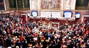 National Assembly Debates The Liot Law On The Repeal Of Pension Reform - Paris