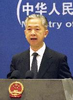 Chinese Foreign Ministry spokesman Wang Wenbin