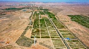 CHINA-NINGXIA-WINE INDUSTRY-AERIAL VIEW (CN)