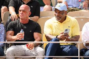 French Open - Mike Tyson In The Stands