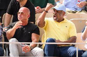 French Open - Mike Tyson In The Stands