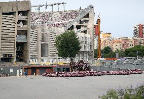 Work begins to build the new Spotify Camp Nou