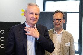 Bruno Le Maire takes part in a masterclass on the regulation of commercial influence - Paris