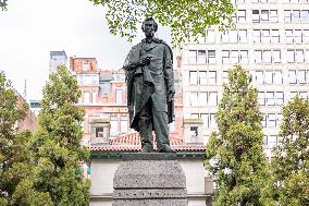 Statue Of Abraham Lincoln In New York City