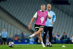 Manchester City FC Training Session - UEFA Champions League: Final