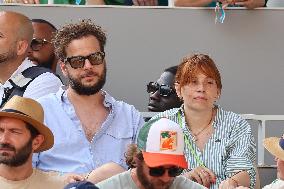 Roland Garros 2023 - Celebrities In The Stands - Day 13 NB