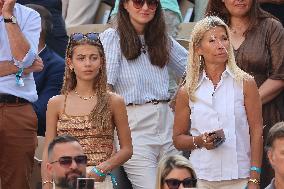 Roland Garros 2023 - Celebrities In The Stands - Day 13 NB