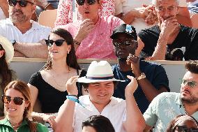 Roland Garros 2023 - Celebrities In The Stands - Day 13 NB