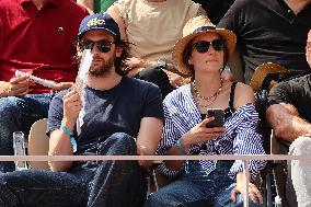 Roland Garros 2023 - Celebrities In The Stands - Day 13 NB