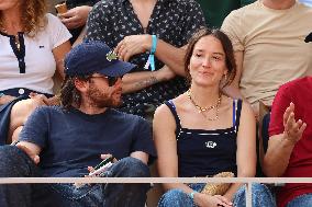 Roland Garros 2023 - Celebrities In The Stands - Day 13 NB