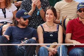 Roland Garros 2023 - Celebrities In The Stands - Day 13 NB